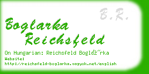boglarka reichsfeld business card